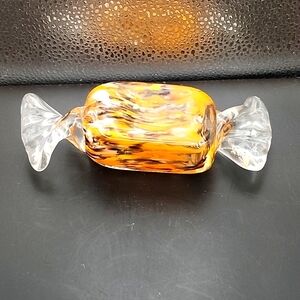 Art Glass Wrapped Candy Large 6" X 2.25"
